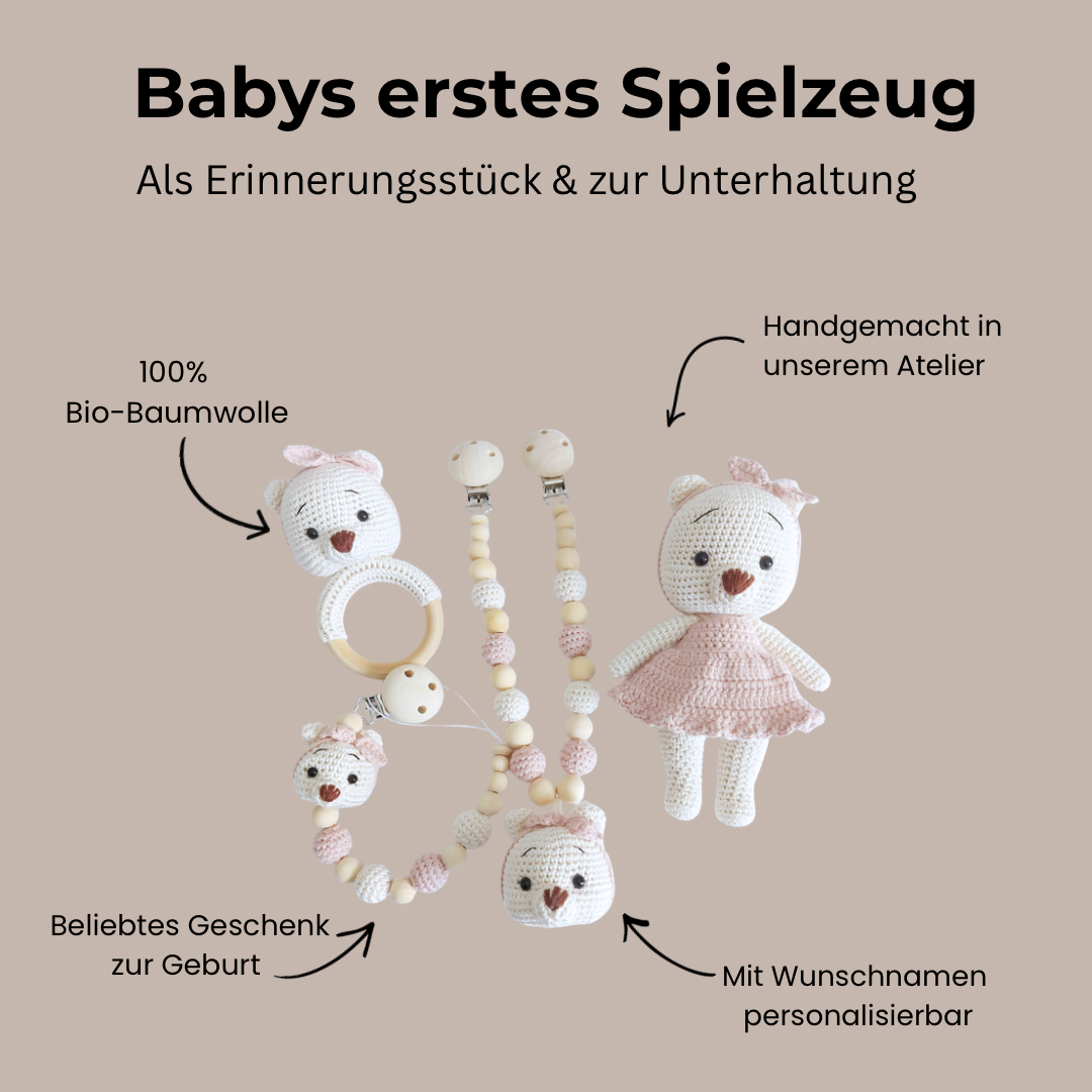 Newborn Set „Babygirl-Bär“