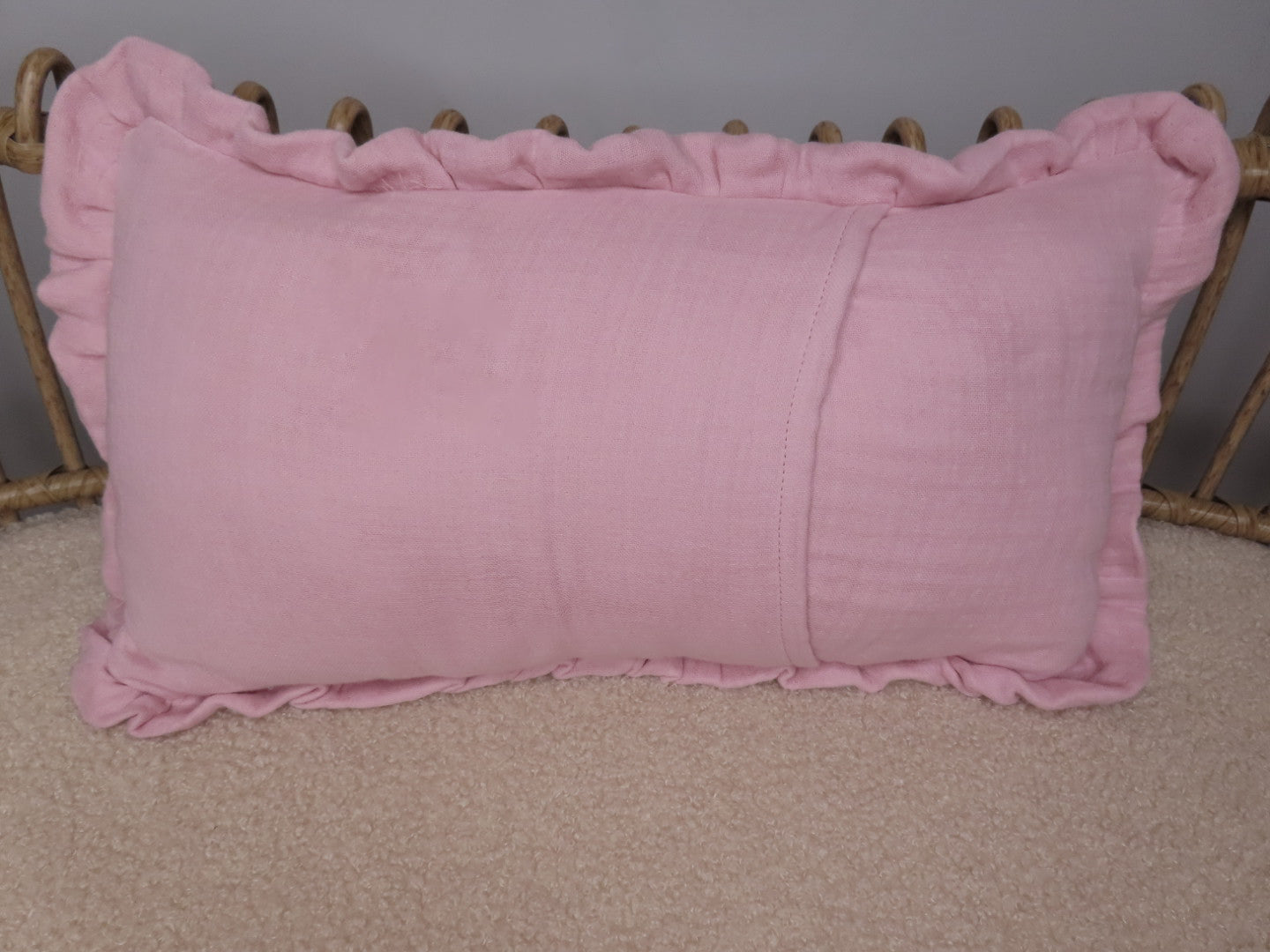 Personalisiertes Kissen, Geburtskissen aus Musselin in verschiedenen Farben