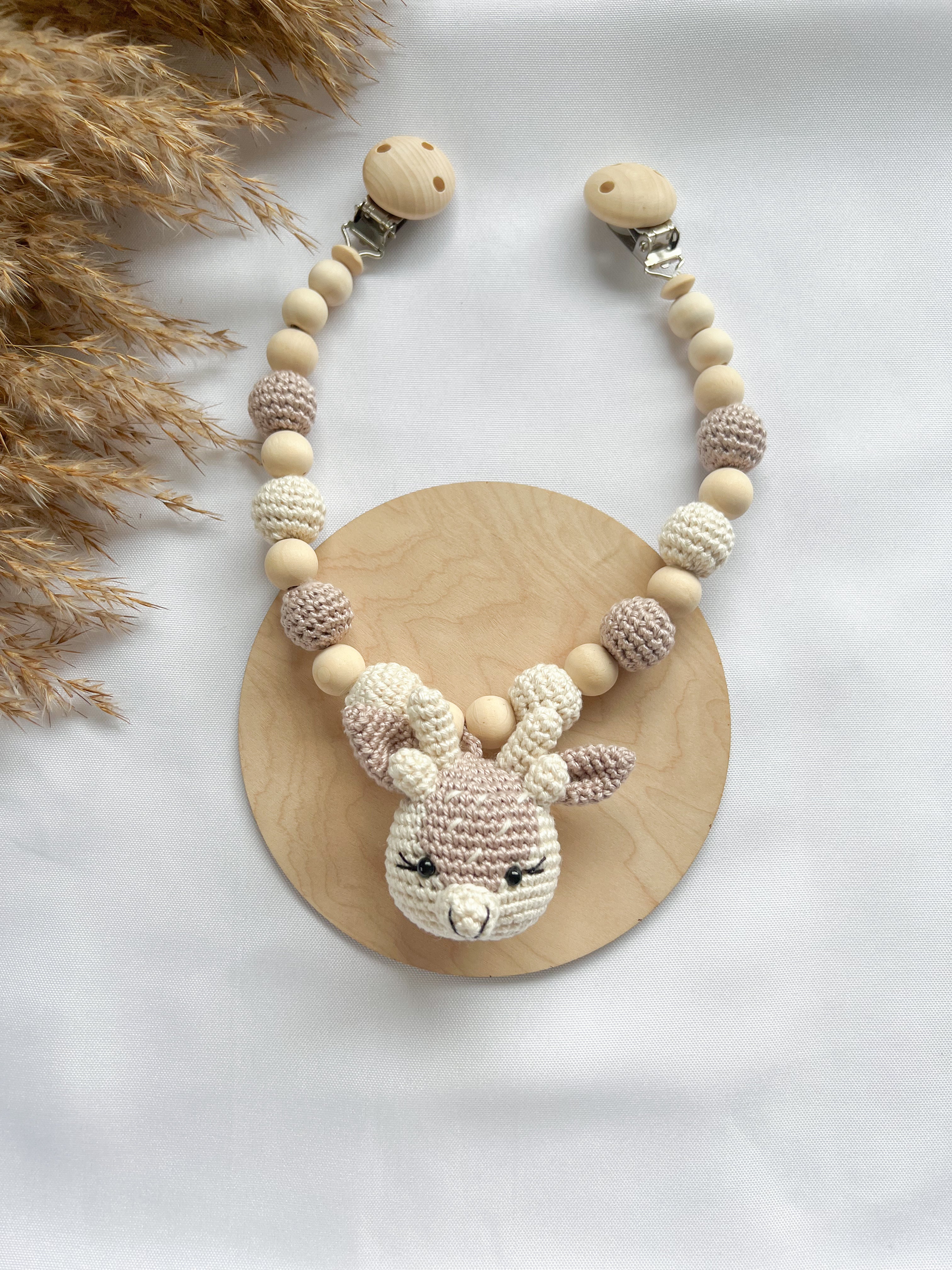 Neugeborenen - Set „little deer“ hellbeige - Kindesglueck Amigurumi