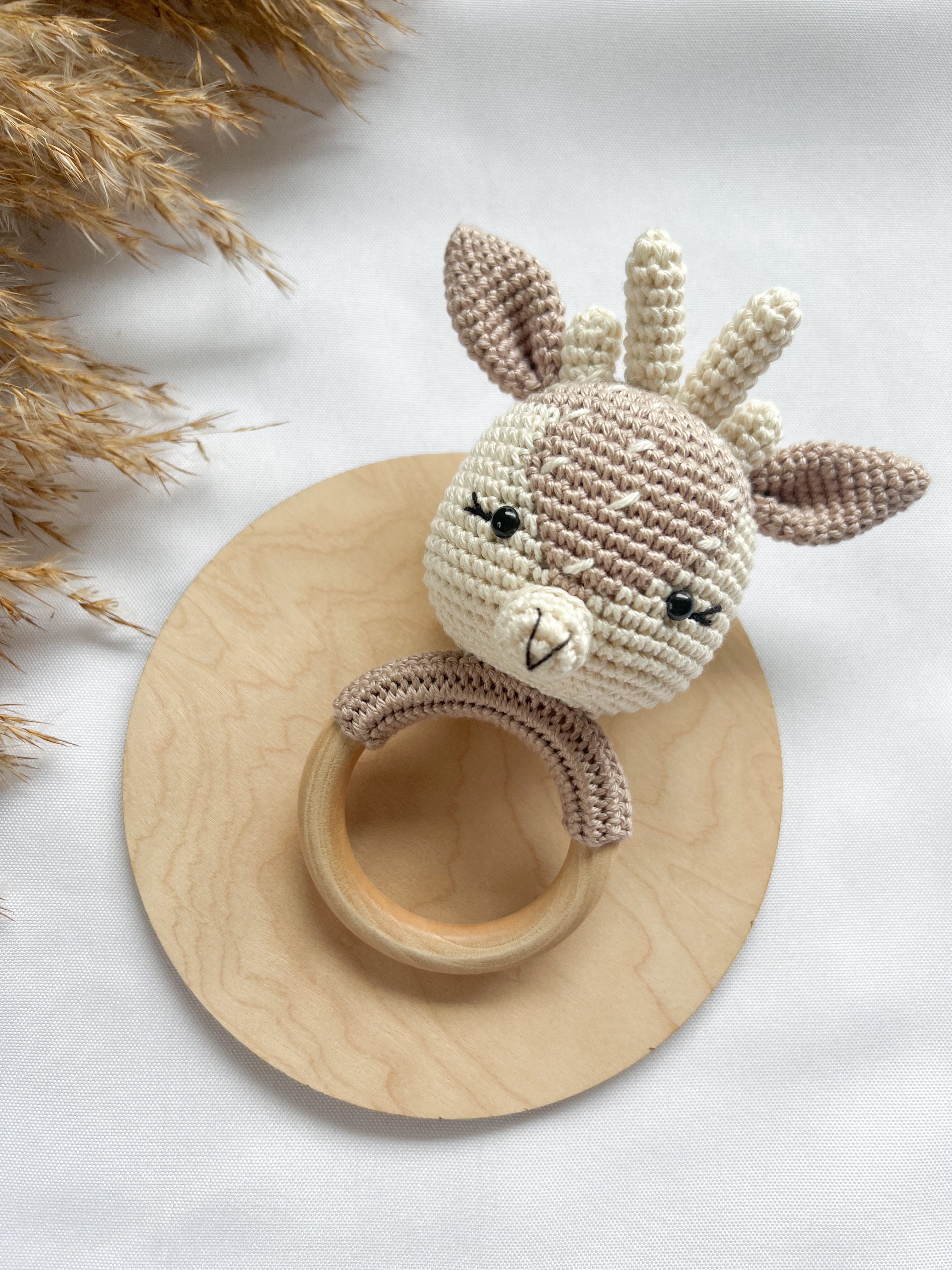 Neugeborenen - Set „little deer“ hellbeige - Kindesglueck Amigurumi