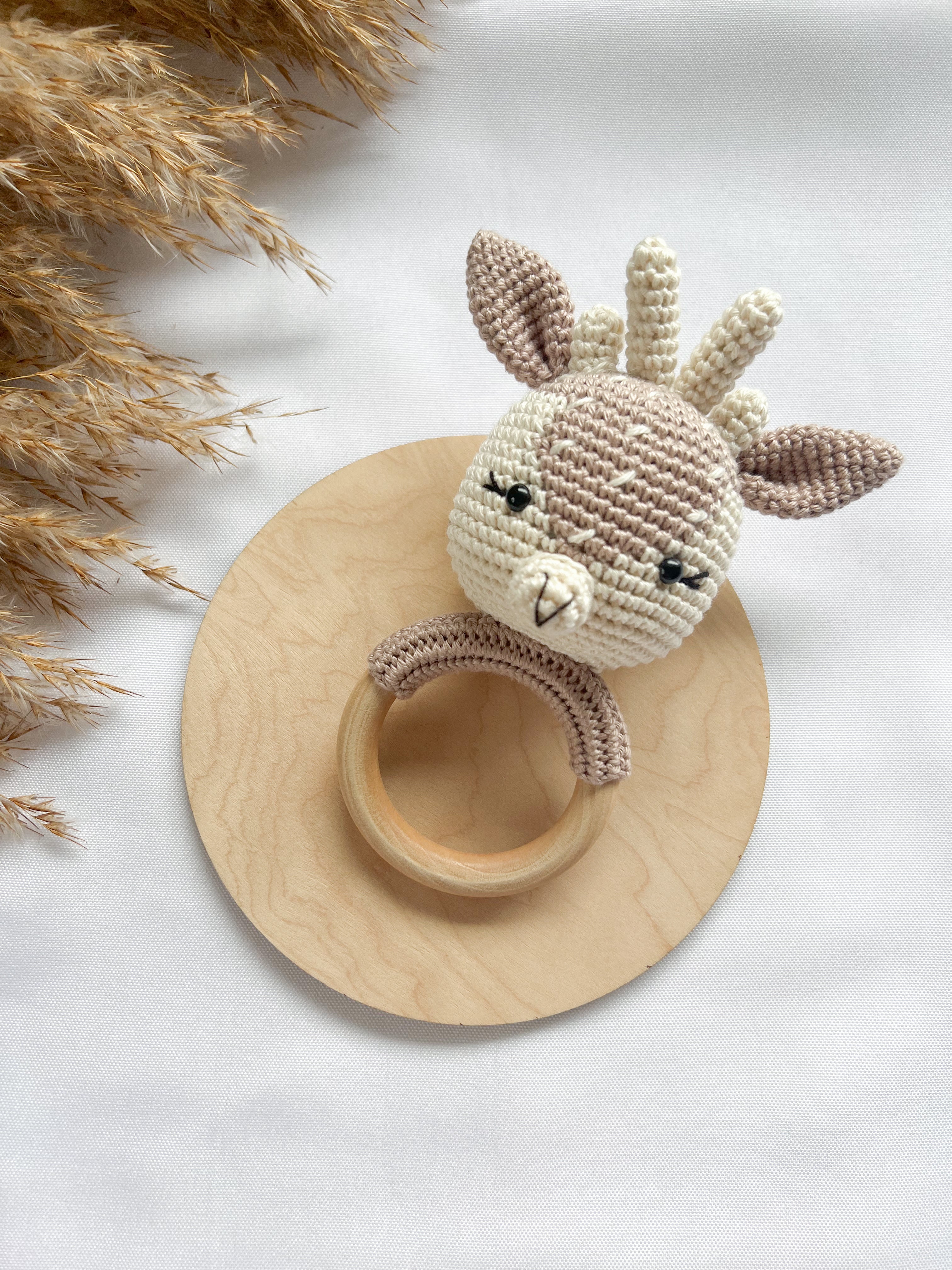 Neugeborenen - Set „little deer“ hellbeige - Kindesglueck Amigurumi