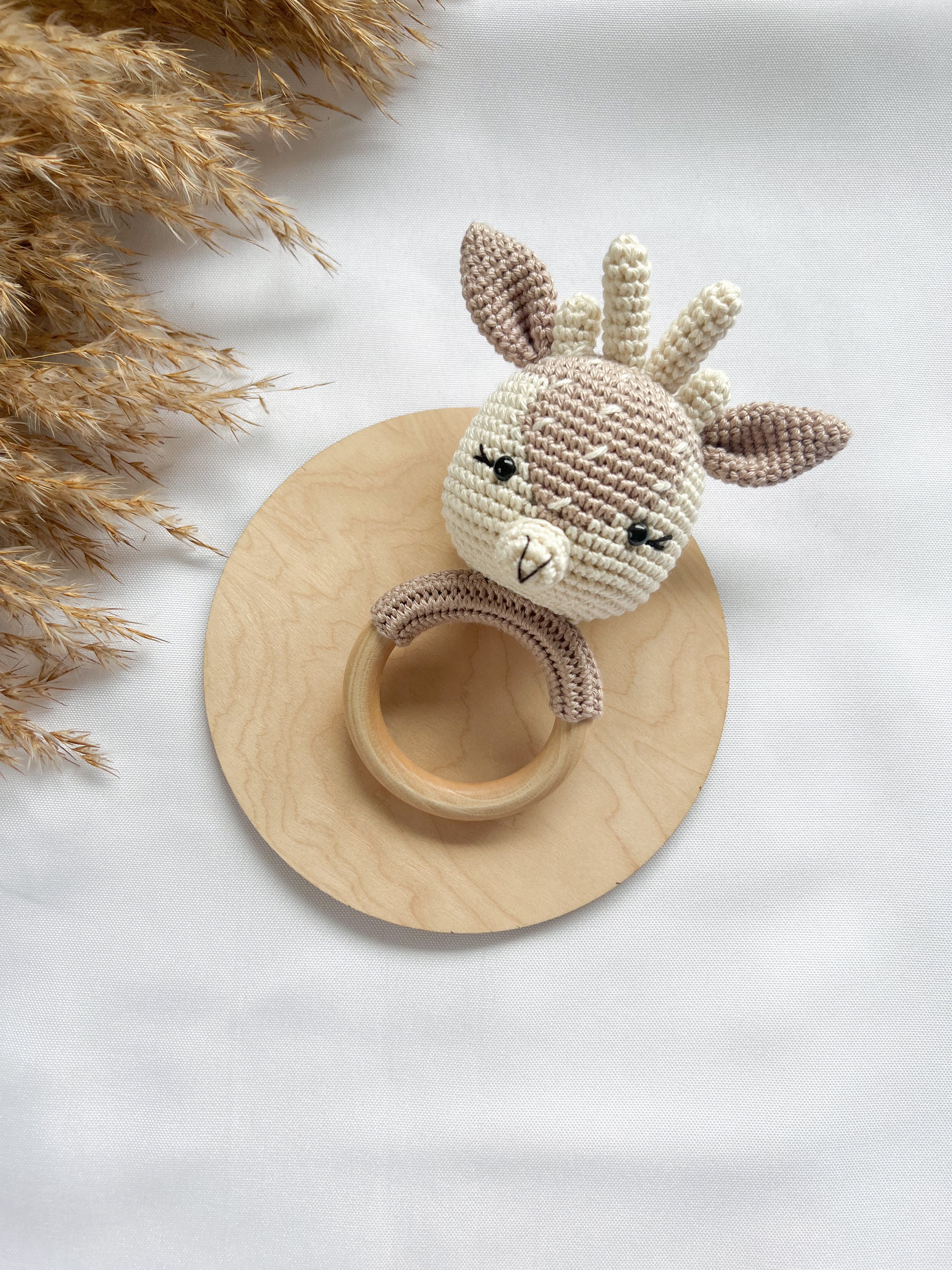 Neugeborenen - Set „little deer“ hellbeige - Kindesglueck Amigurumi