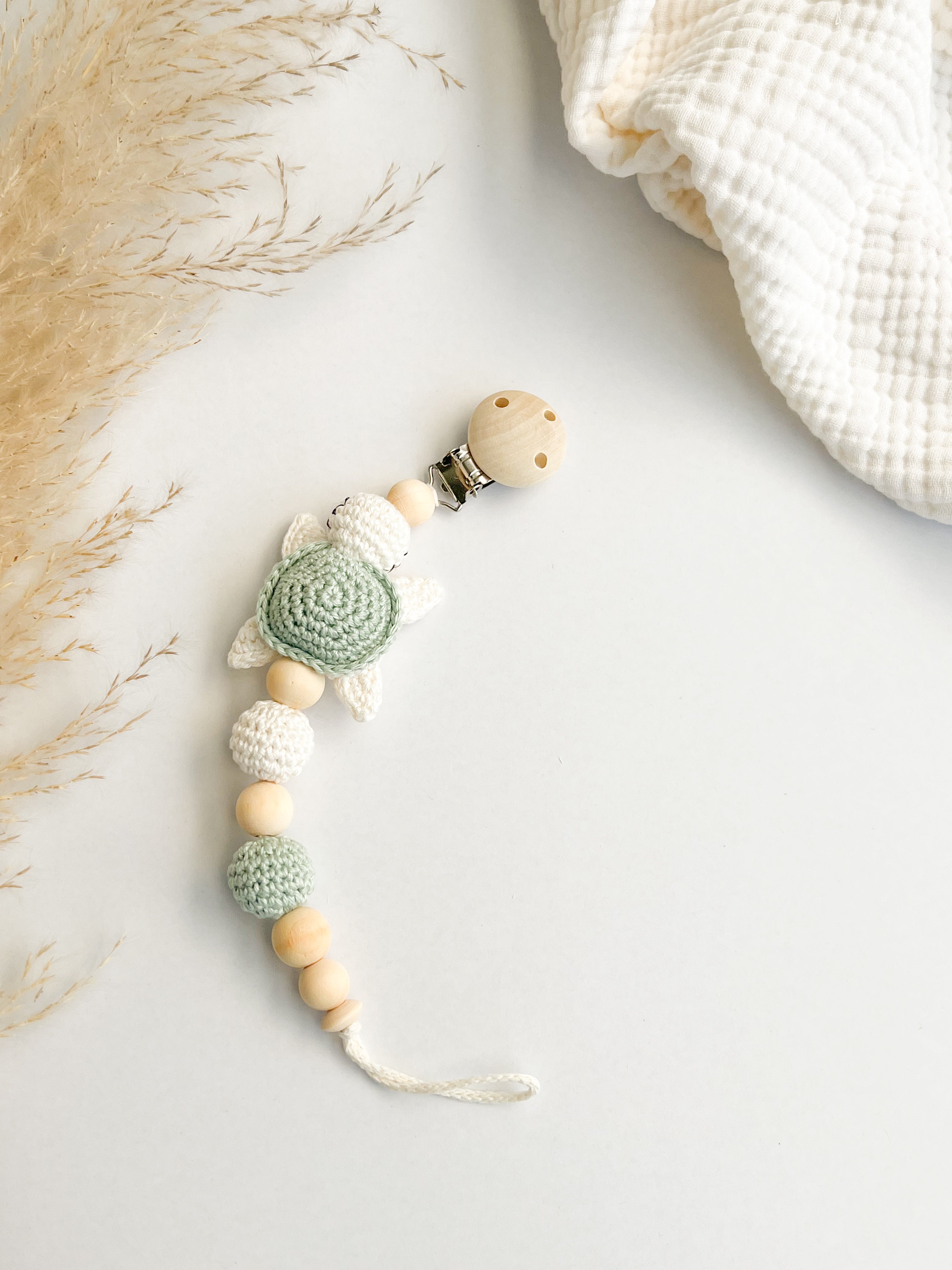 Set Schildkröte in Pastellgrün - Kindesglueck Geschenksets für Babys