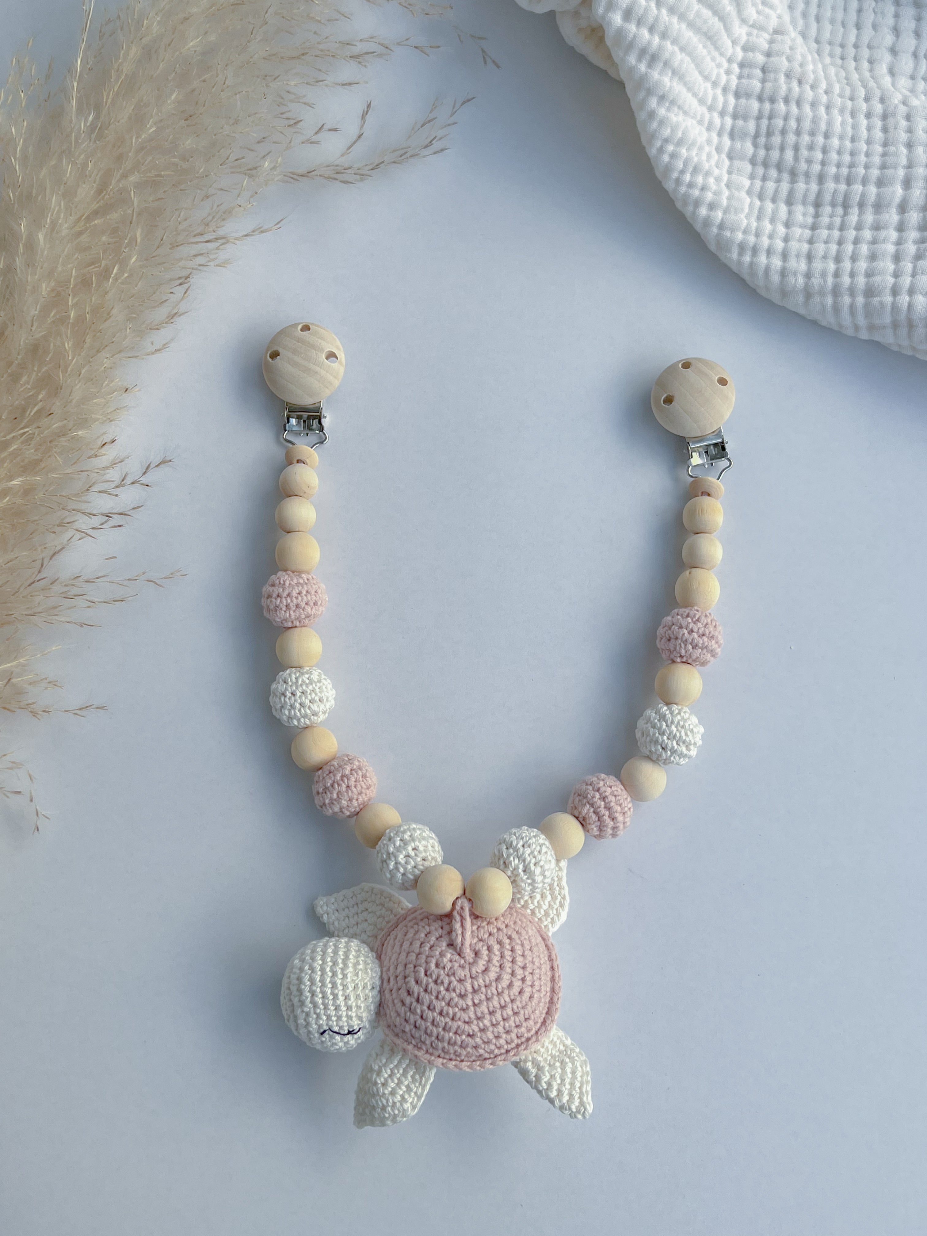 Set Schildkröte in zartem Rosa - Kindesglueck Geschenksets für Babys