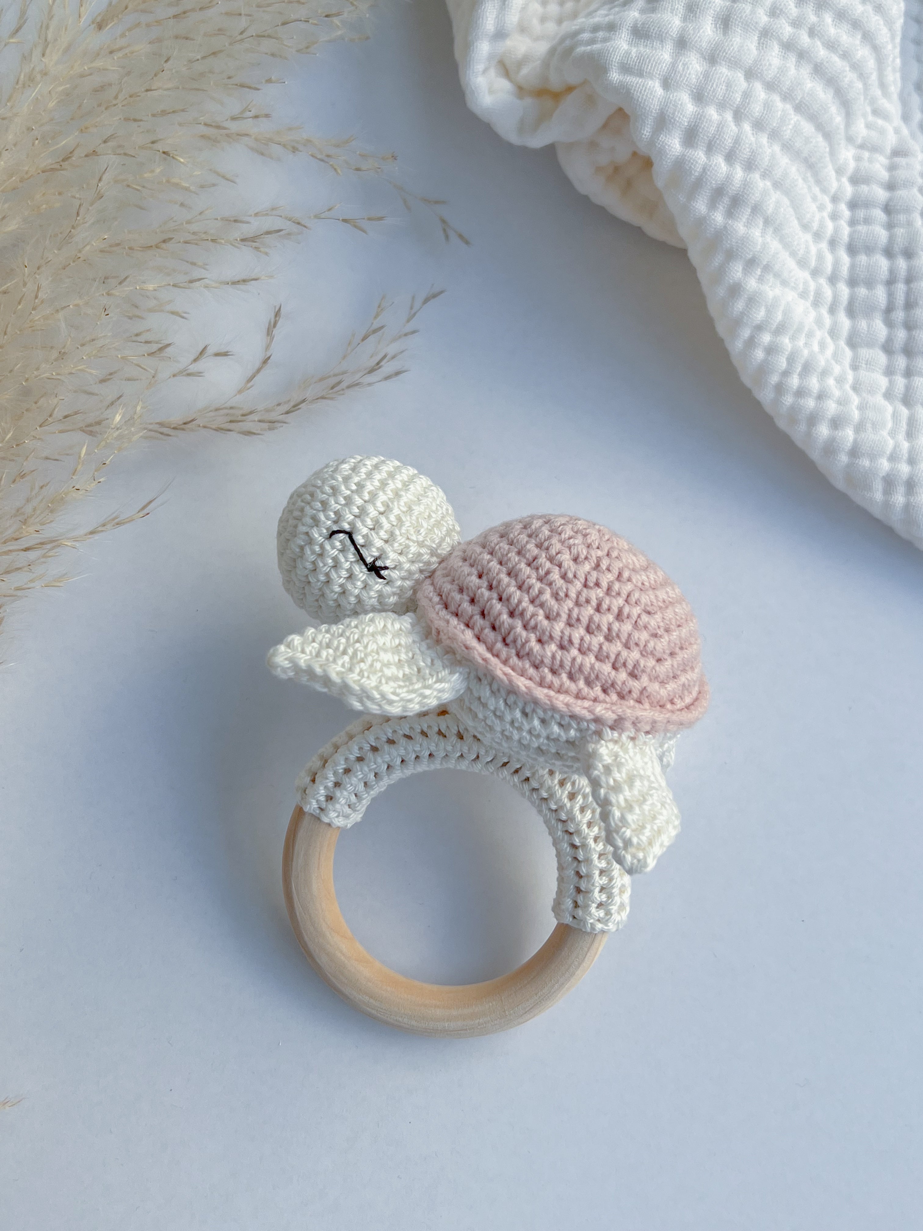Set Schildkröte in zartem Rosa - Kindesglueck Geschenksets für Babys