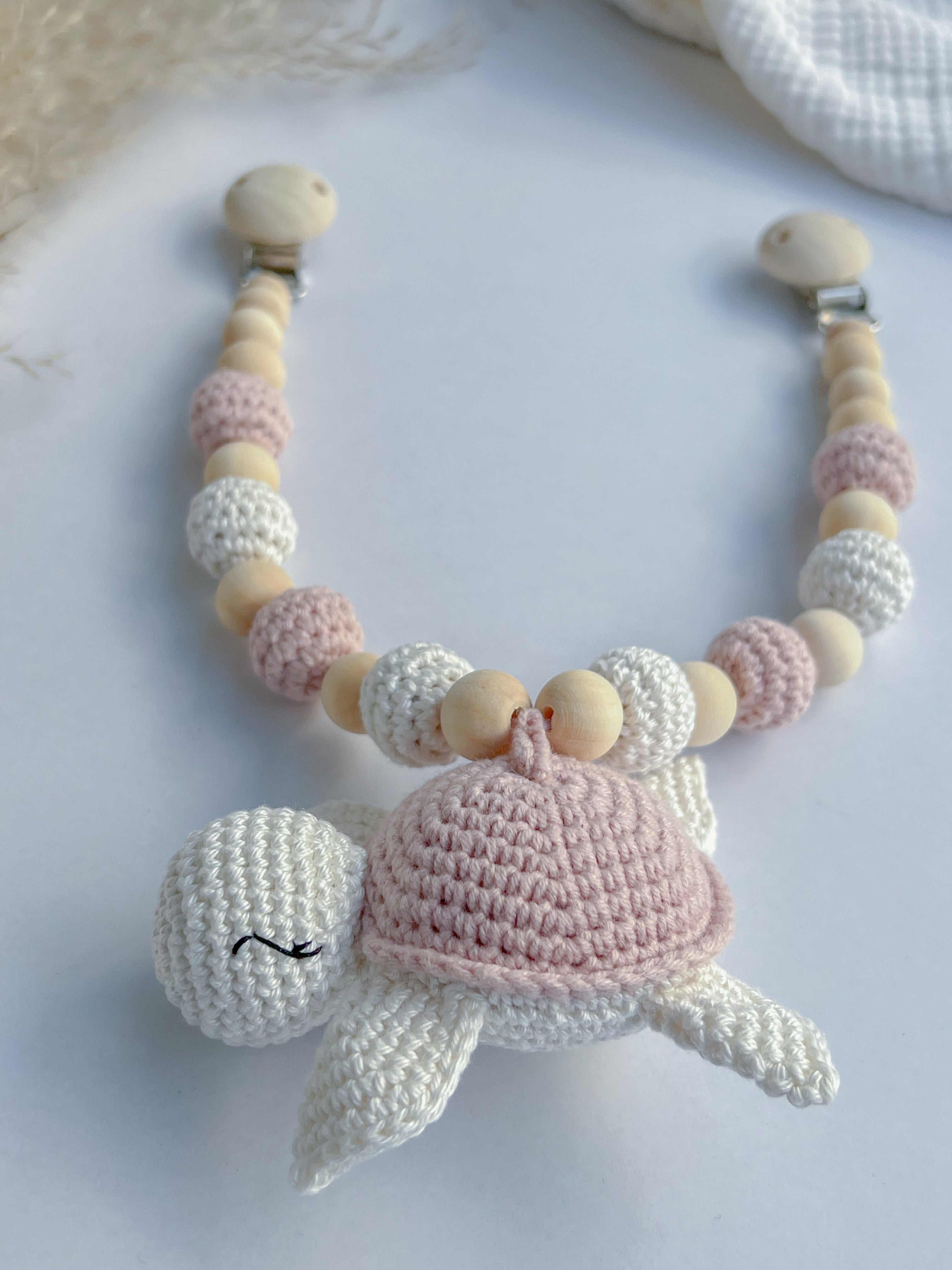 Set Schildkröte in zartem Rosa - Kindesglueck Geschenksets für Babys