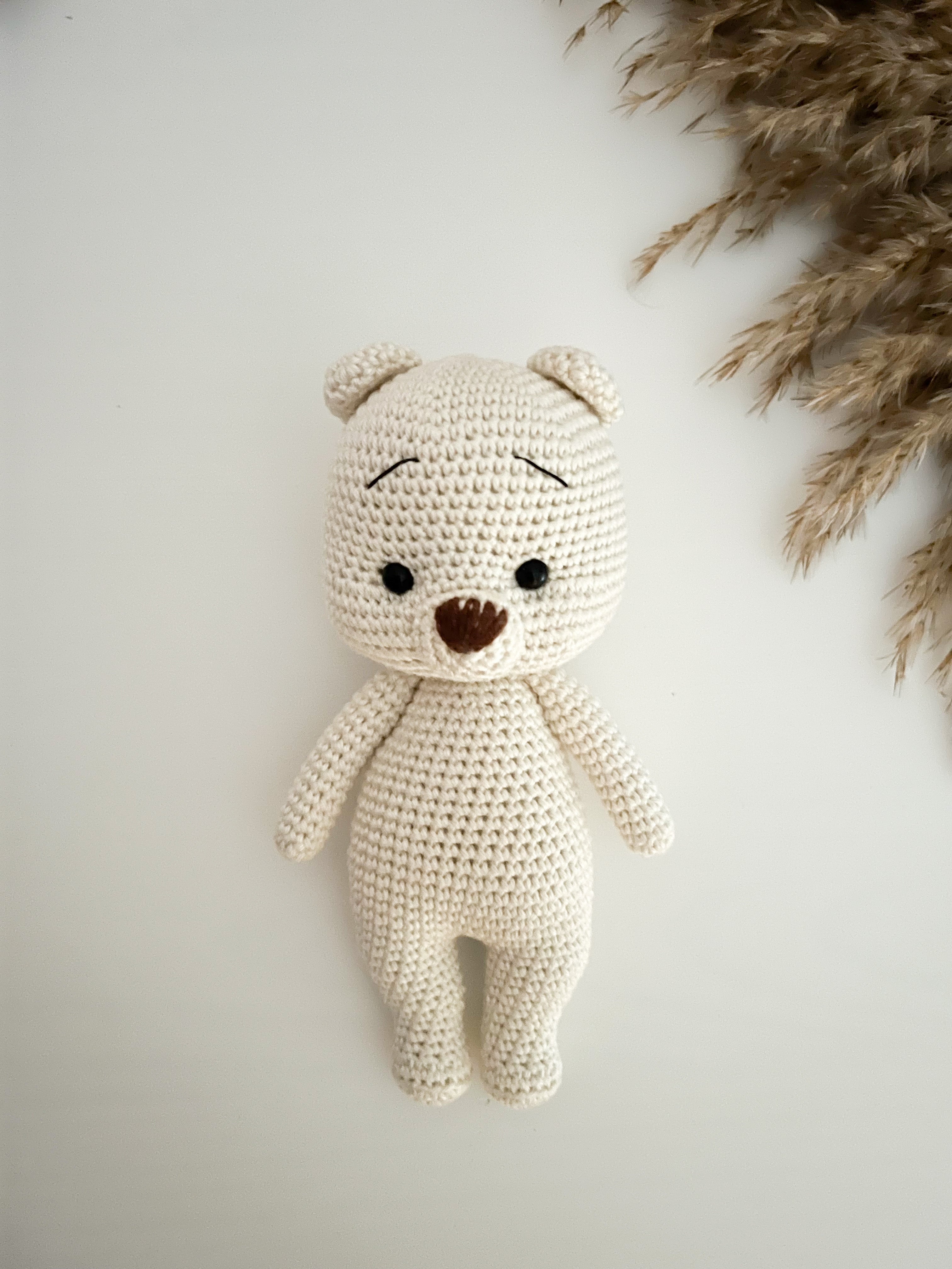 Set “white bear” aus 100% Baumwolle - Kindesglueck Geschenksets für Babys