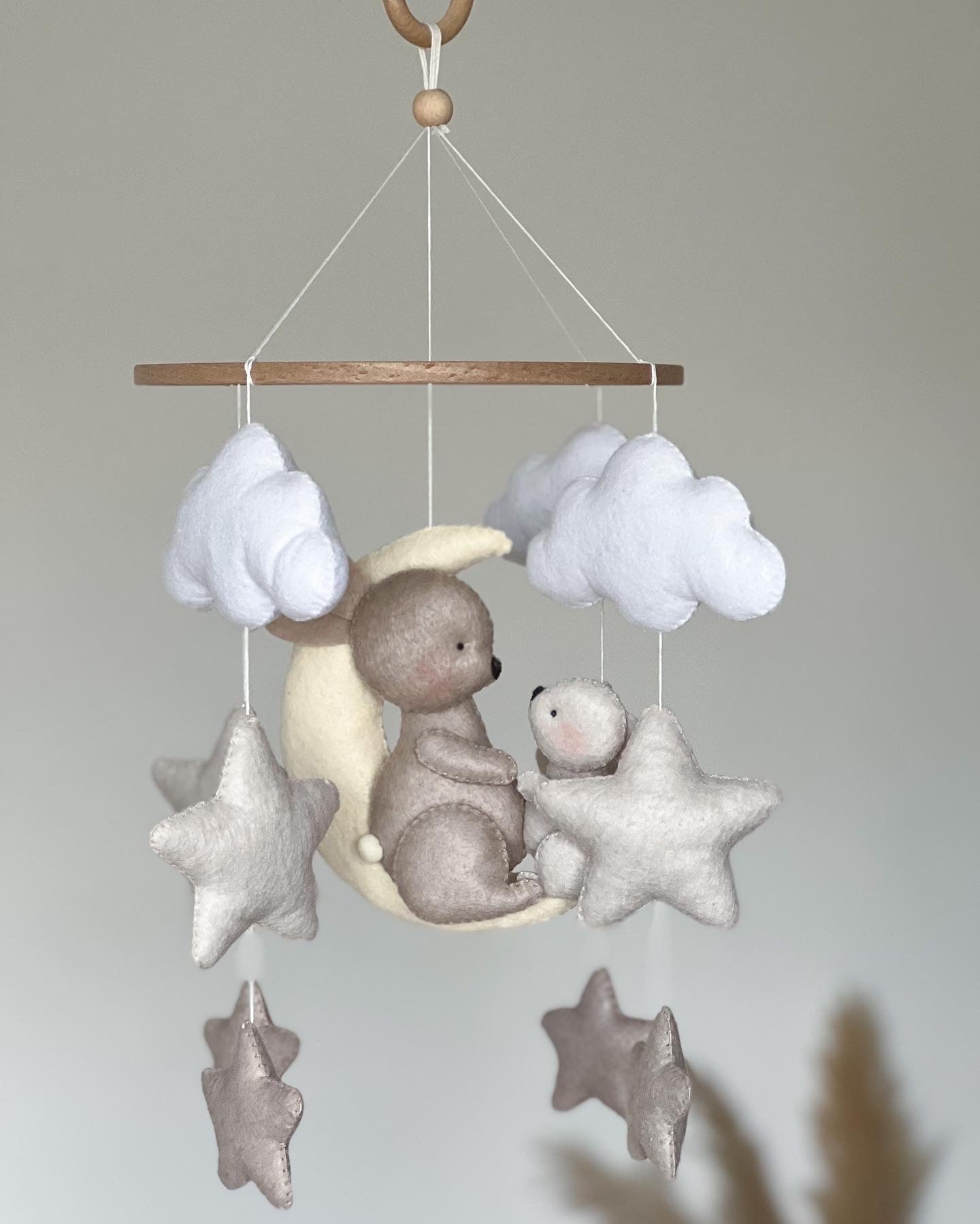 Mobile "Hasenmama und Baby" - Kindesglueck Baby - Mobiles