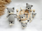 Newborn Set „schlafender Wolf“