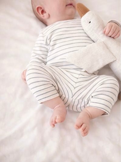 Gans aus Leinen – handgemacht & nachhaltig - Kindesglueck Kuscheltier