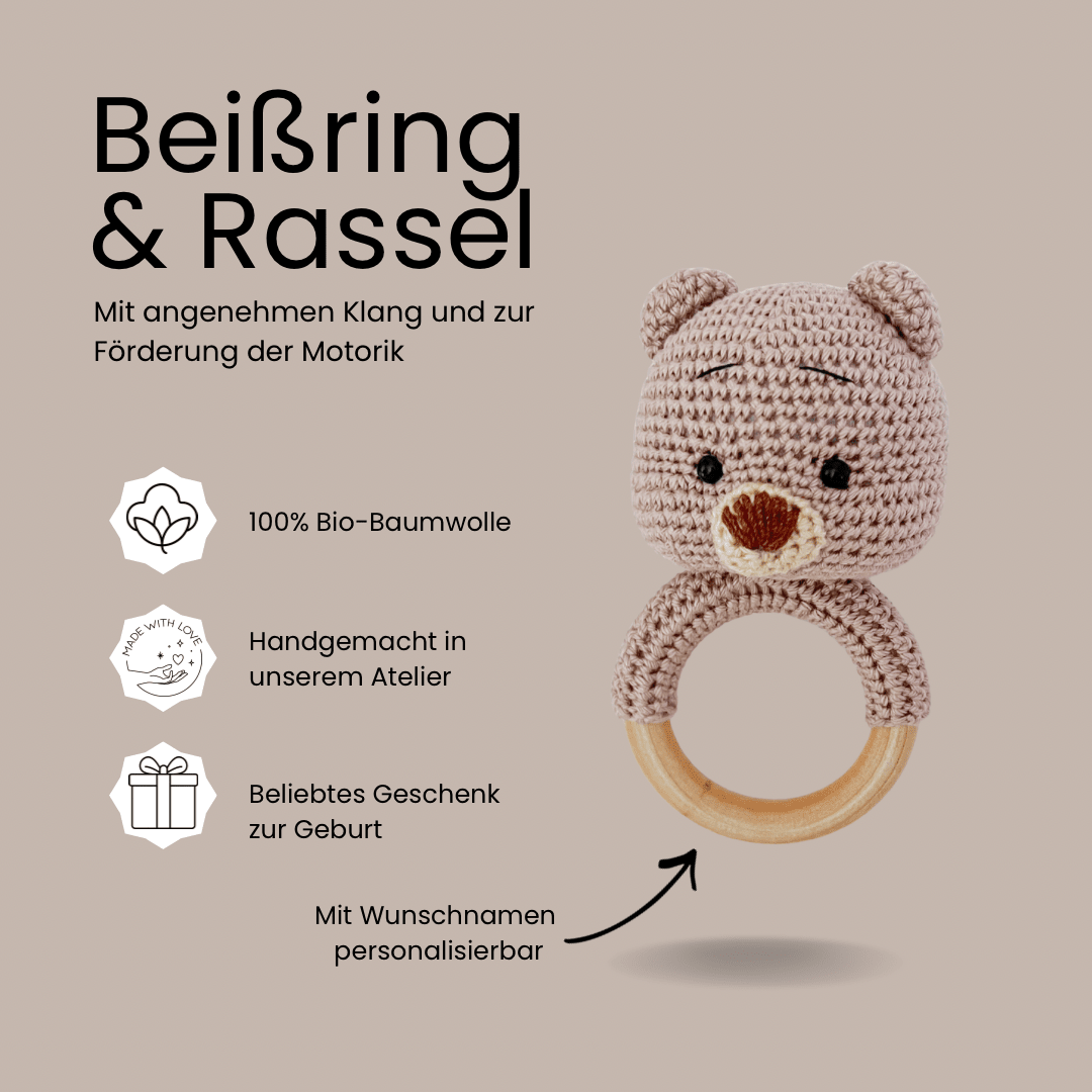 Neugeborenen - Set „Brown Bear“ - Kindesglueck Geschenksets für Babys