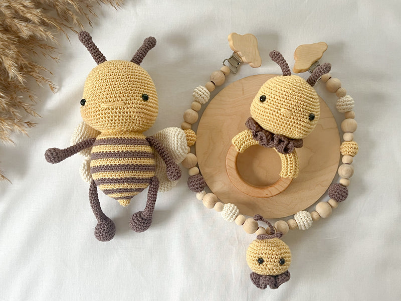 Neugeborenen - Set „little bee“ - Kindesglueck Geschenksets für Babys