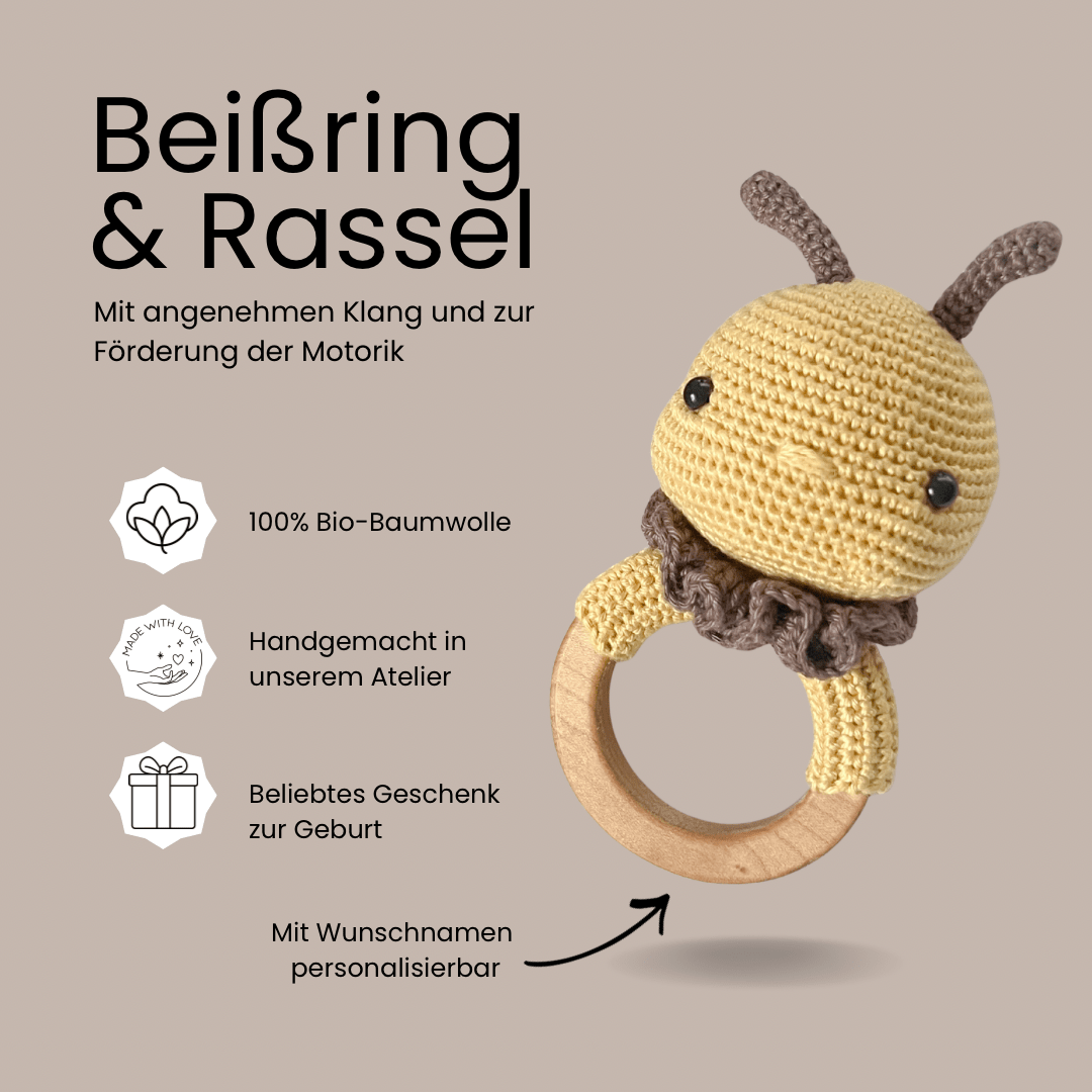 Neugeborenen - Set „little bee“ - Kindesglueck Geschenksets für Babys