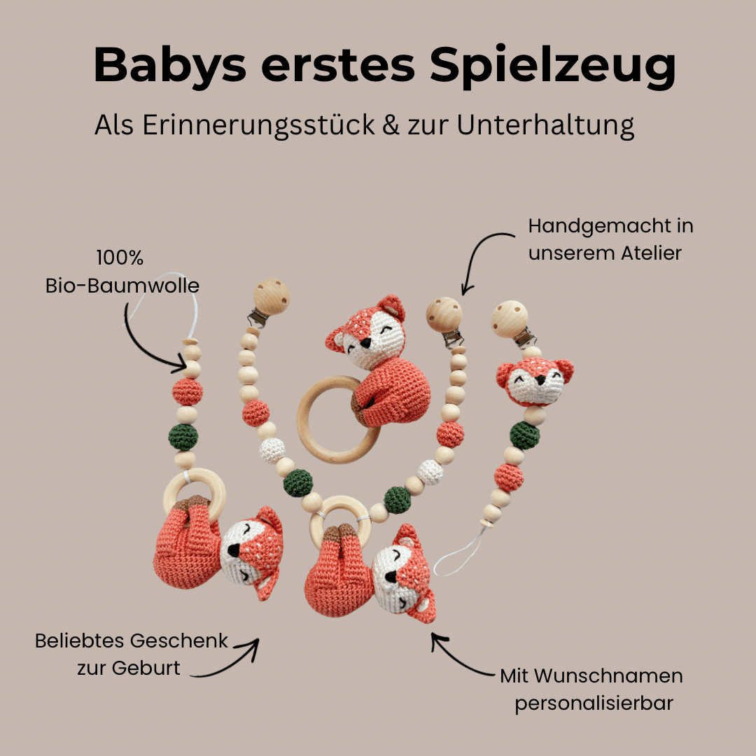 Newborn Set Fuchs 🦊 - Kindesglueck Geschenksets für Babys