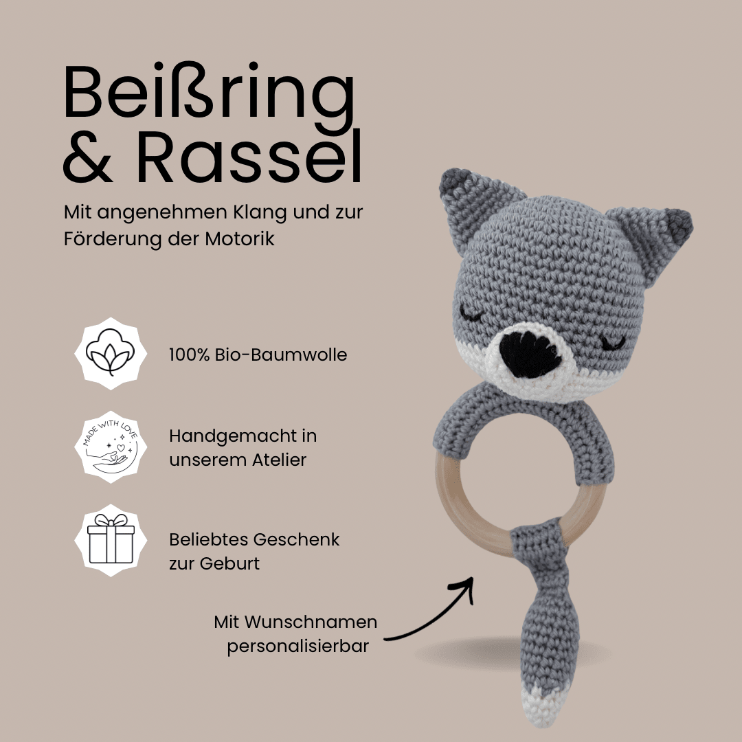 Newborn Set „schlafender Wolf“ - Kindesglueck