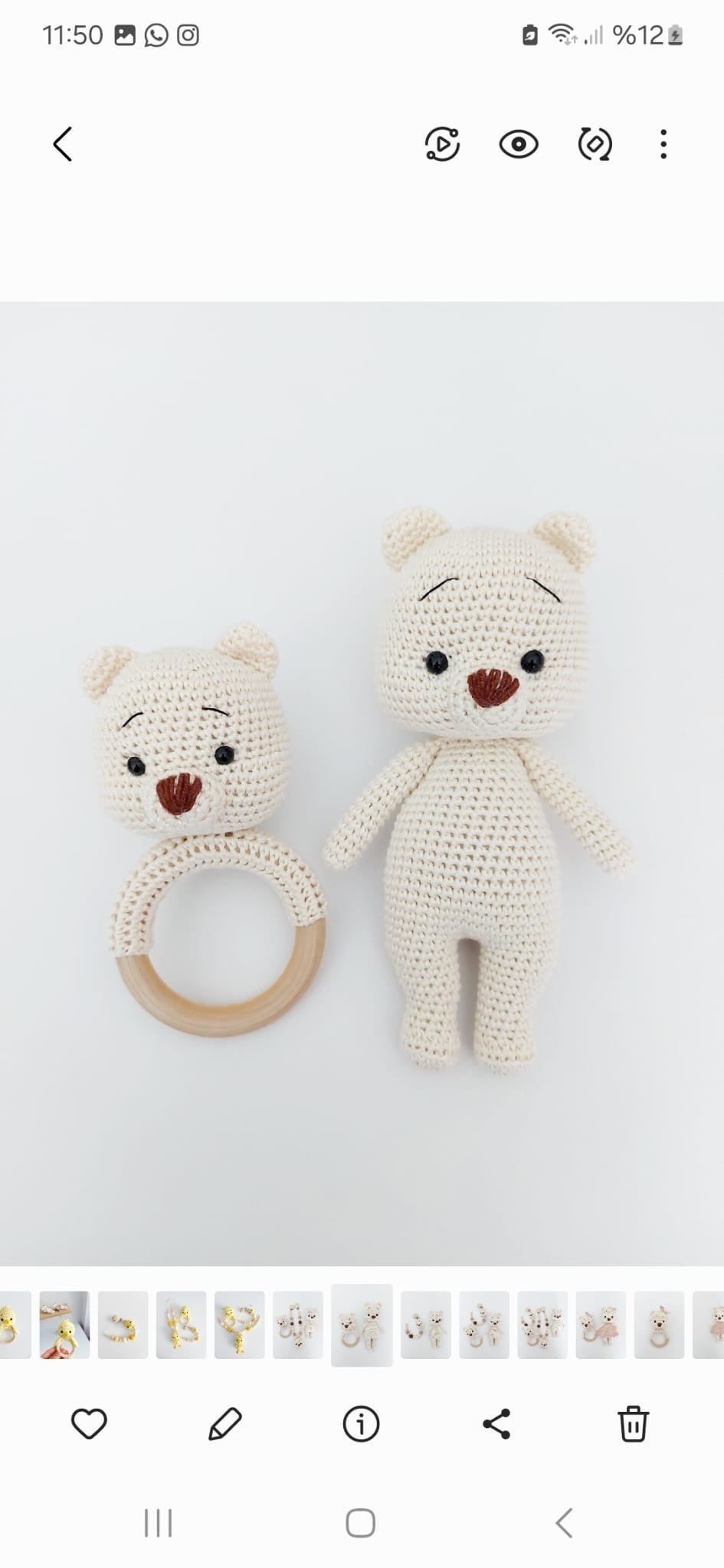Newborn Set „white bear“ - Kindesglueck Geschenksets für Babys