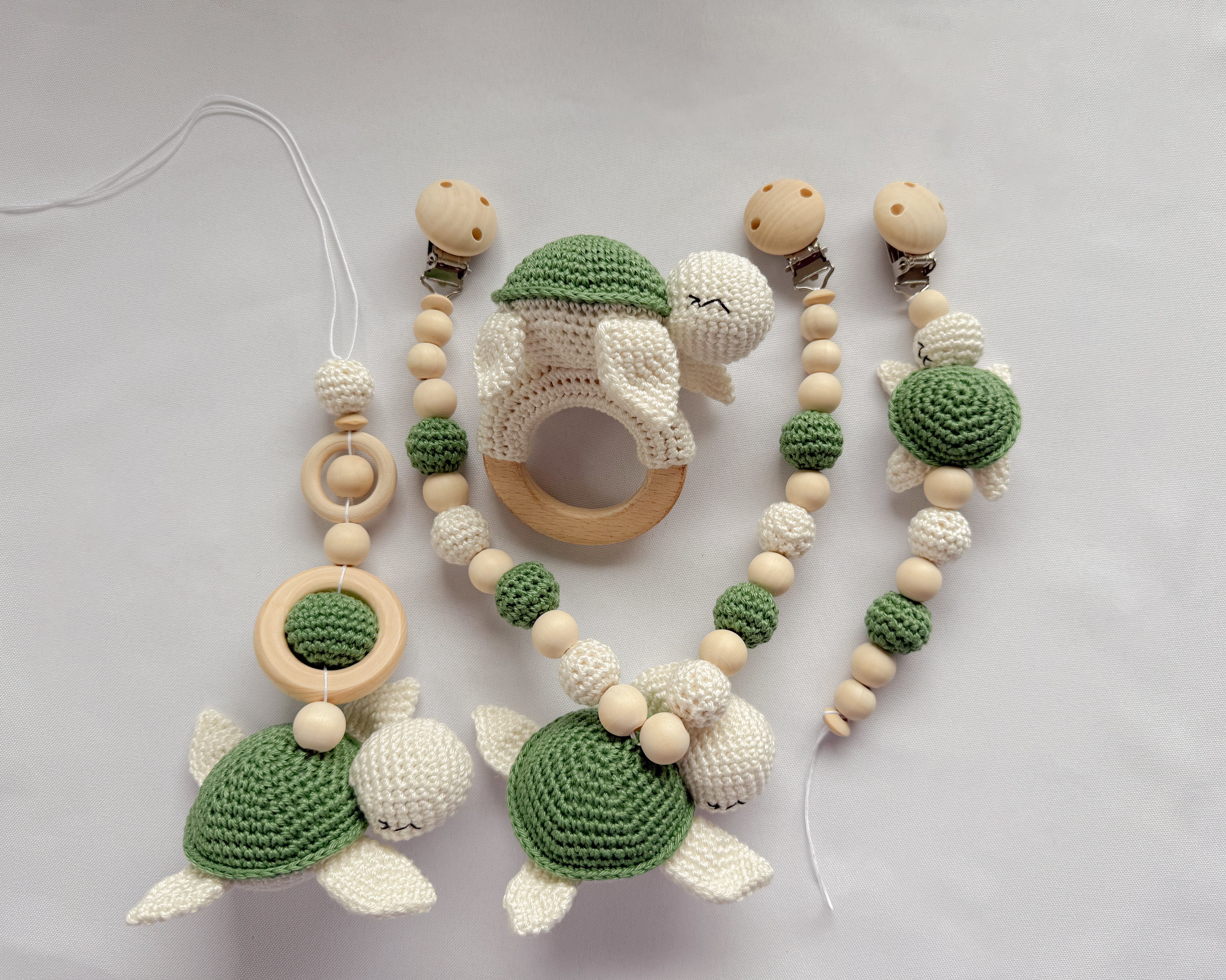 Set Schildkröte in Grün - Kindesglueck Geschenksets für Babys