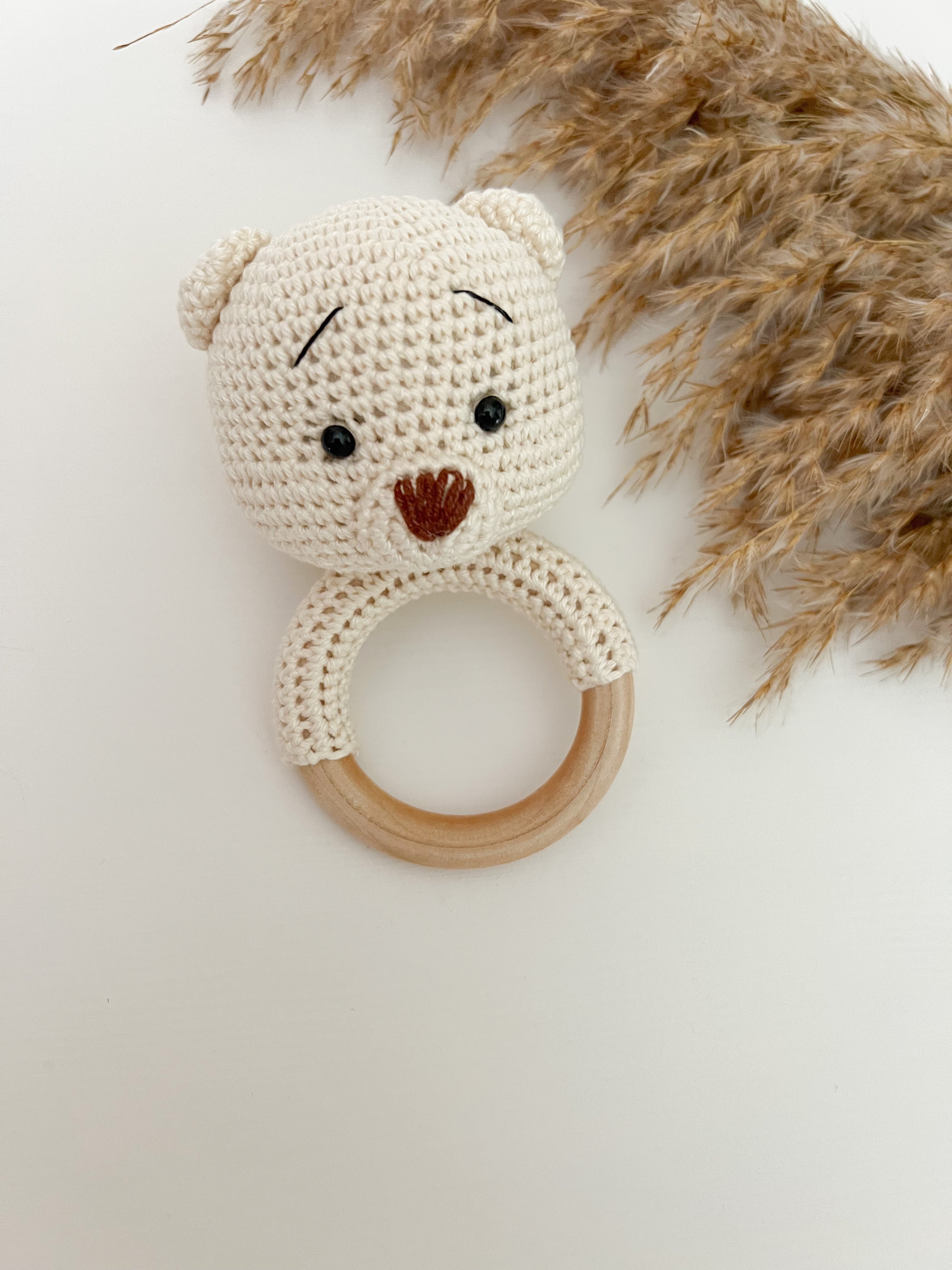 Set “white bear” aus 100% Baumwolle - Kindesglueck Geschenksets für Babys